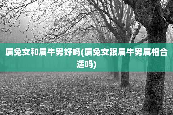 属兔女和属牛男好吗(属兔女跟属牛男属相合适吗)