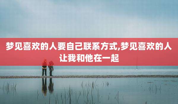 梦见喜欢的人要自己联系方式,梦见喜欢的人让我和他在一起