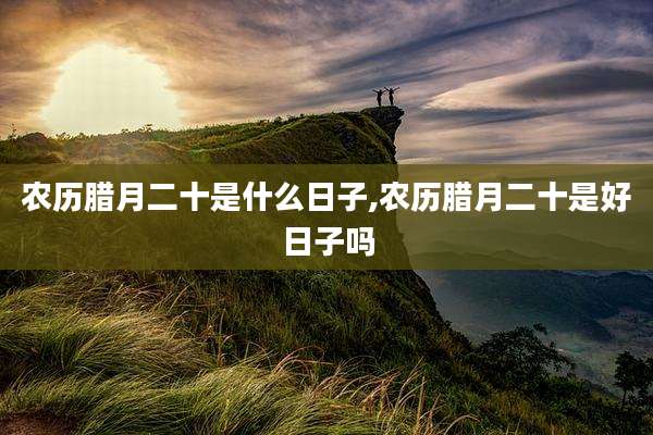 农历腊月二十是什么日子,农历腊月二十是好日子吗