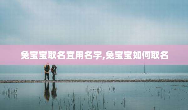 兔宝宝取名宜用名字,兔宝宝如何取名