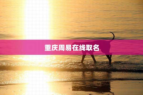 重庆周易在线取名