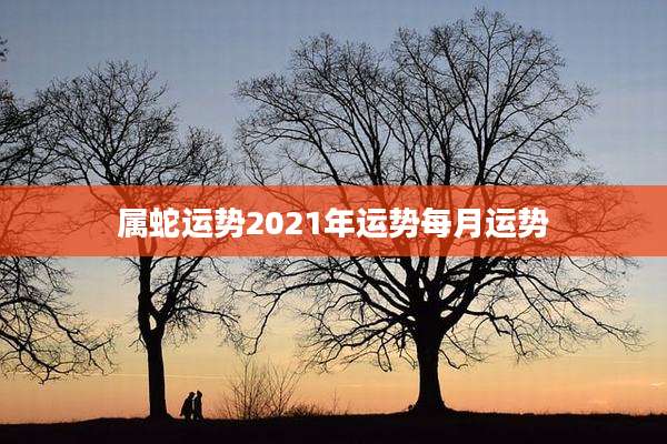 属蛇运势2021年运势每月运势