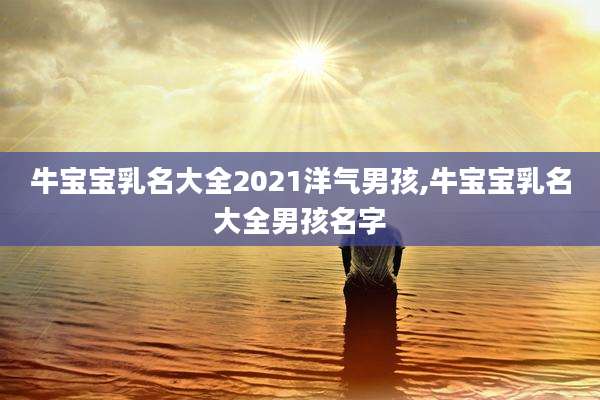 牛宝宝乳名大全2021洋气男孩,牛宝宝乳名大全男孩名字