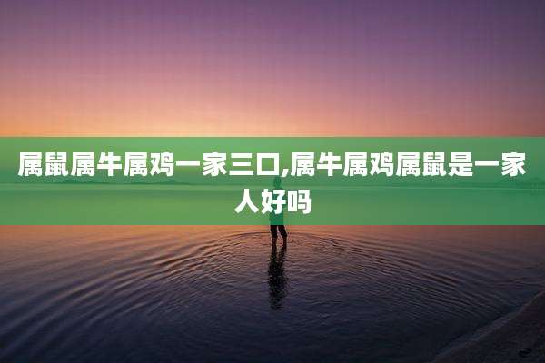 属鼠属牛属鸡一家三口,属牛属鸡属鼠是一家人好吗