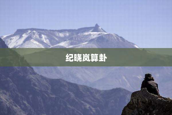 纪晓岚算卦