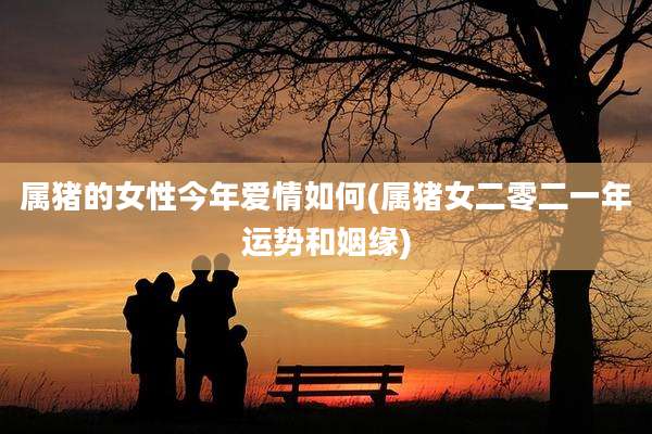 属猪的女性今年爱情如何(属猪女二零二一年运势和姻缘)