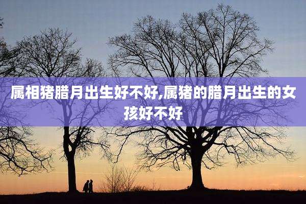 属相猪腊月出生好不好,属猪的腊月出生的女孩好不好
