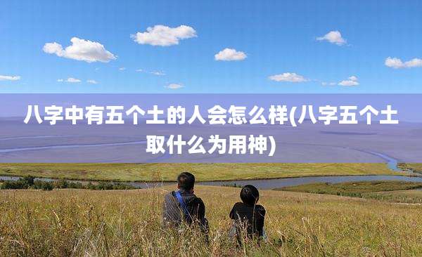八字中有五个土的人会怎么样(八字五个土取什么为用神)