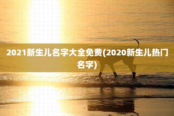 2021新生儿名字大全免费(2020新生儿热门名字)