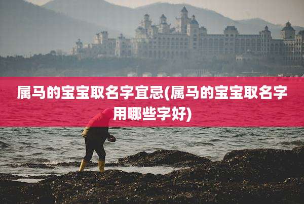 属马的宝宝取名字宜忌(属马的宝宝取名字用哪些字好)