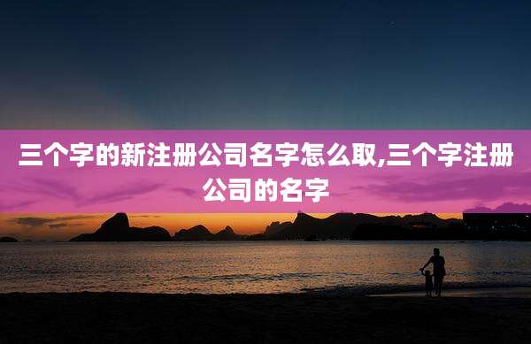 三个字的新注册公司名字怎么取,三个字注册公司的名字