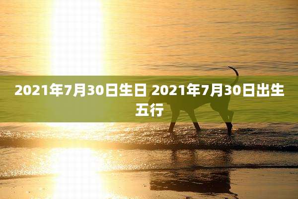 2021年7月30日生日 2021年7月30日出生五行