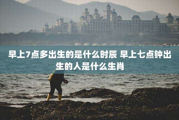 早上7点多出生的是什么时辰 早上七点钟出生的人是什么生肖