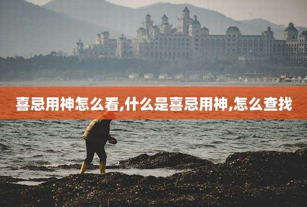 喜忌用神怎么看,什么是喜忌用神,怎么查找