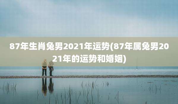 87年生肖兔男2021年运势(87年属兔男2021年的运势和婚姻)