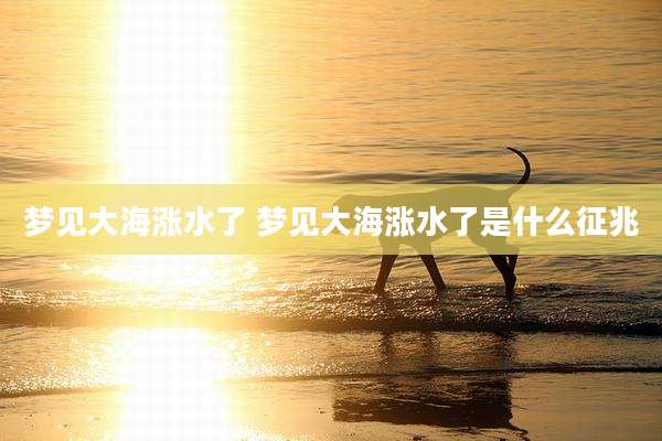 梦见大海涨水了 梦见大海涨水了是什么征兆