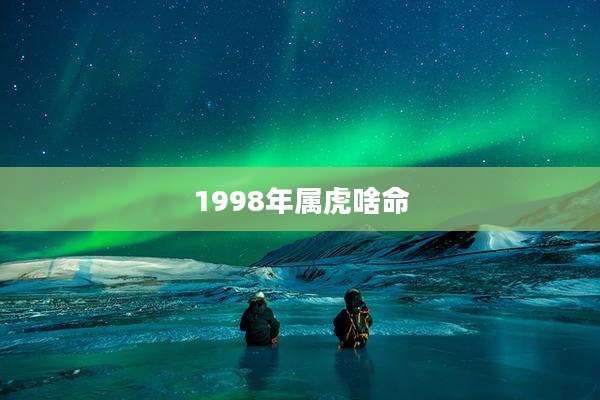 1998年属虎啥命