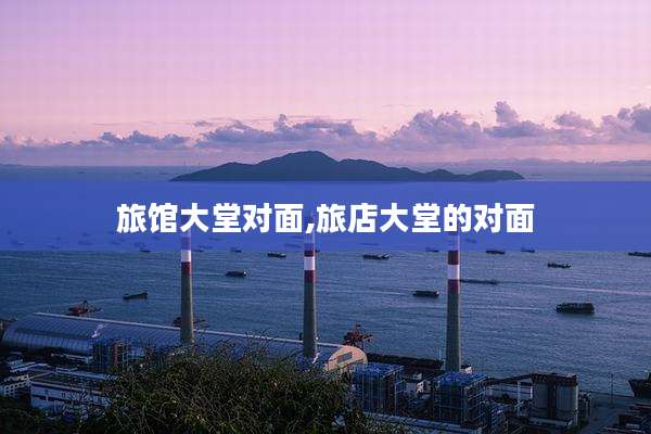 旅馆大堂对面,旅店大堂的对面