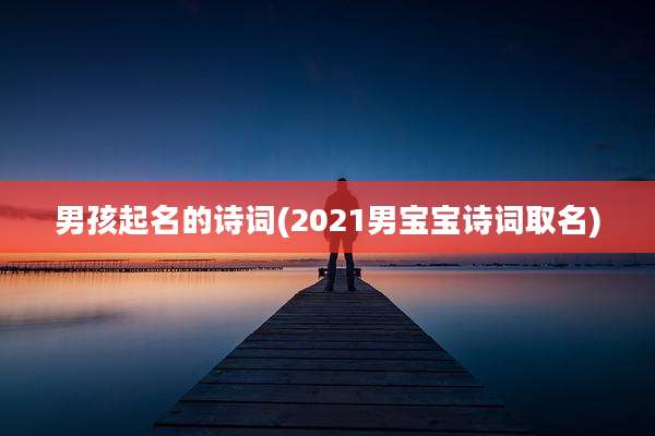 男孩起名的诗词(2021男宝宝诗词取名)