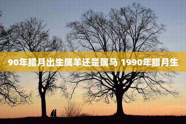 90年腊月出生属羊还是属马 1990年腊月生