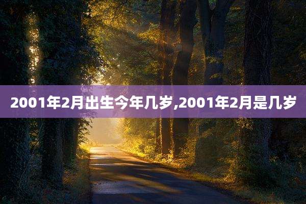 2001年2月出生今年几岁,2001年2月是几岁