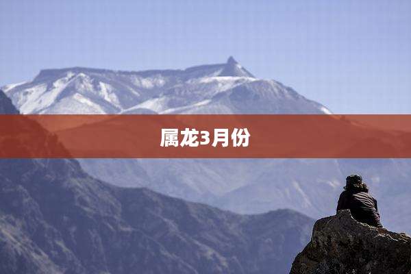 属龙3月份