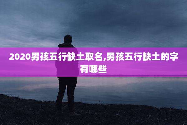 2020男孩五行缺土取名,男孩五行缺土的字有哪些