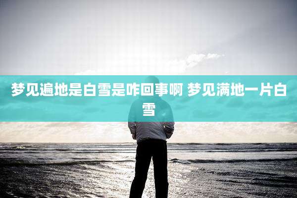 梦见遍地是白雪是咋回事啊 梦见满地一片白雪