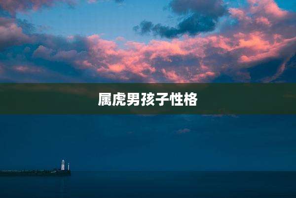 属虎男孩子性格