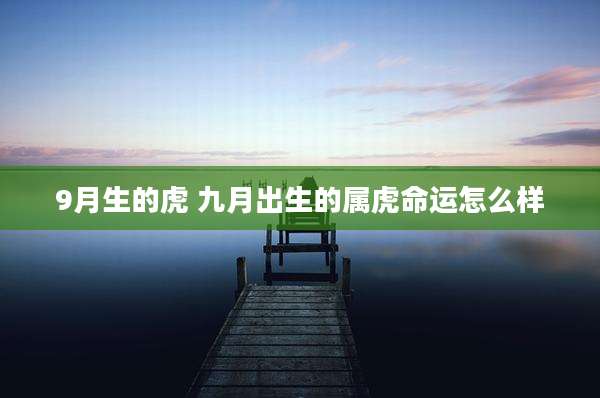 9月生的虎 九月出生的属虎命运怎么样