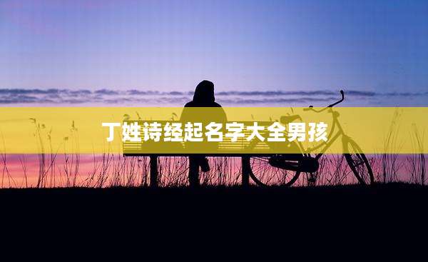 丁姓诗经起名字大全男孩