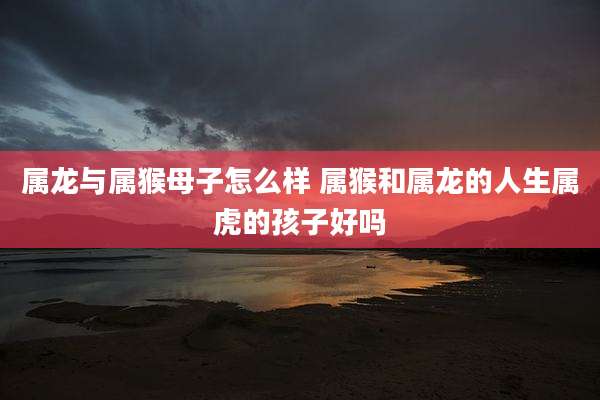 属龙与属猴母子怎么样 属猴和属龙的人生属虎的孩子好吗