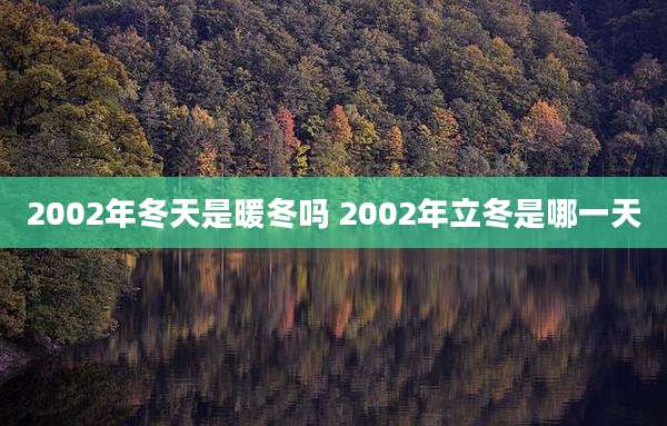 2002年冬天是暖冬吗 2002年立冬是哪一天
