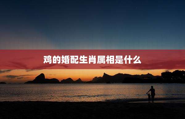 鸡的婚配生肖属相是什么
