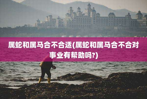 属蛇和属马合不合适(属蛇和属马合不合对事业有帮助吗?)