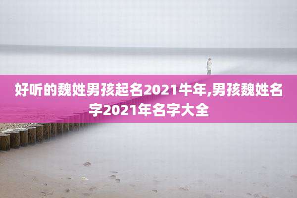 好听的魏姓男孩起名2021牛年,男孩魏姓名字2021年名字大全