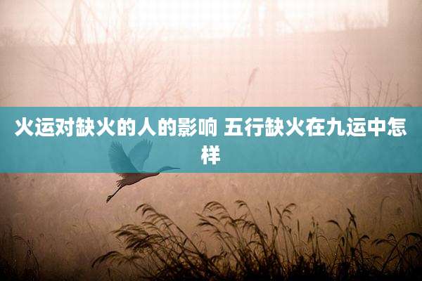 火运对缺火的人的影响 五行缺火在九运中怎样