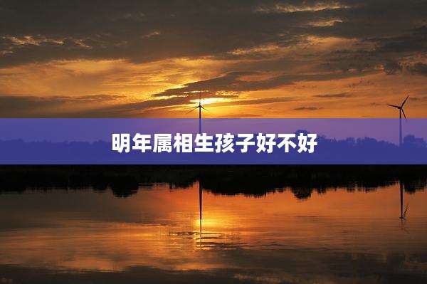 明年属相生孩子好不好