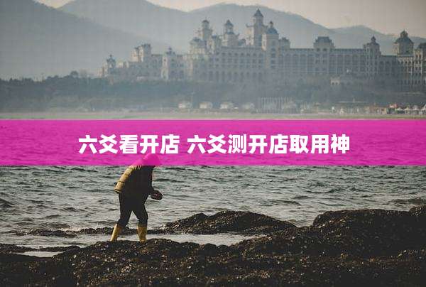 六爻看开店 六爻测开店取用神