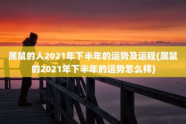 属鼠的人2021年下半年的运势及运程(属鼠的2021年下半年的运势怎么样)