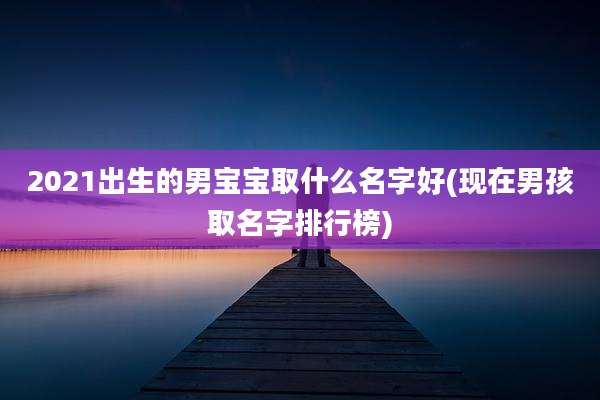 2021出生的男宝宝取什么名字好(现在男孩取名字排行榜)