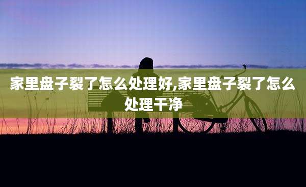 家里盘子裂了怎么处理好,家里盘子裂了怎么处理干净