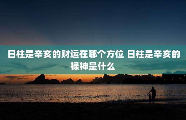 日柱是辛亥的财运在哪个方位 日柱是辛亥的禄神是什么
