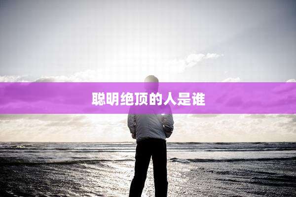 聪明绝顶的人是谁