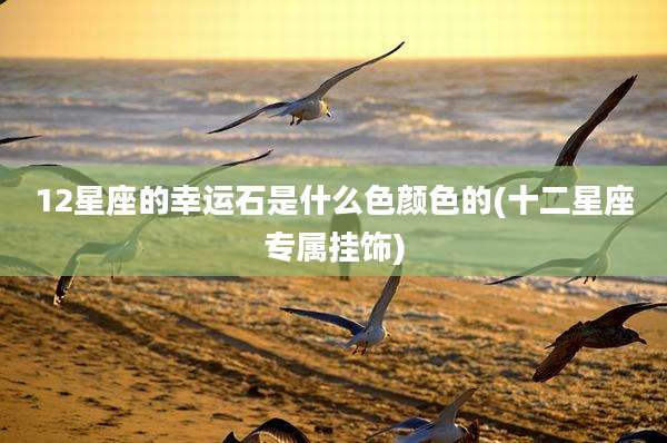 12星座的幸运石是什么色颜色的(十二星座专属挂饰)