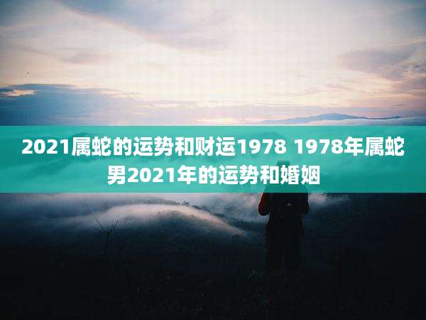2021属蛇的运势和财运1978 1978年属蛇男2021年的运势和婚姻