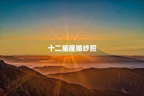 十二星座婚纱照