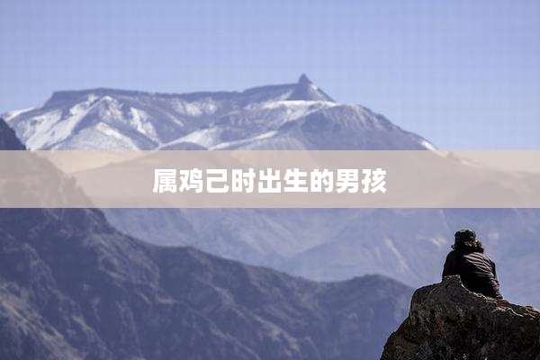 属鸡己时出生的男孩