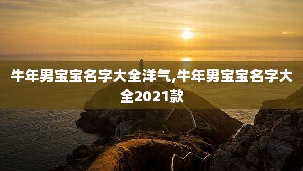牛年男宝宝名字大全洋气,牛年男宝宝名字大全2021款