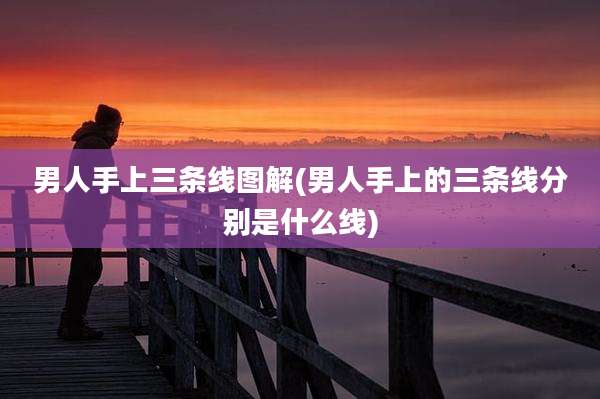 男人手上三条线图解(男人手上的三条线分别是什么线)